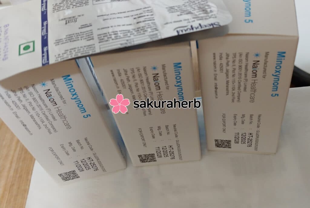 후기 - Minoxynom 5mg 100Tab Box
