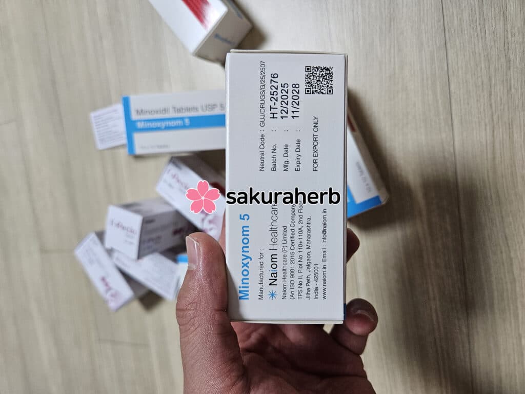 후기 - Minoxynom 5mg 100Tab Box