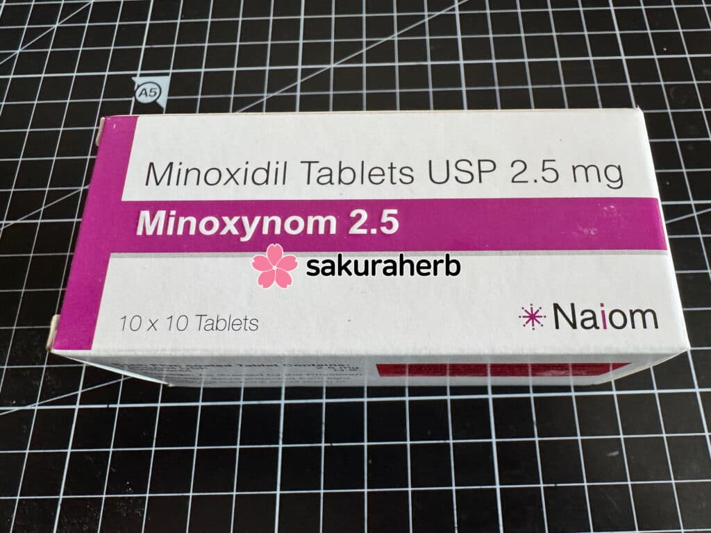 후기 - 미녹시넘 2.5 ( 미녹시딜 Minoxidil 2.5mg )