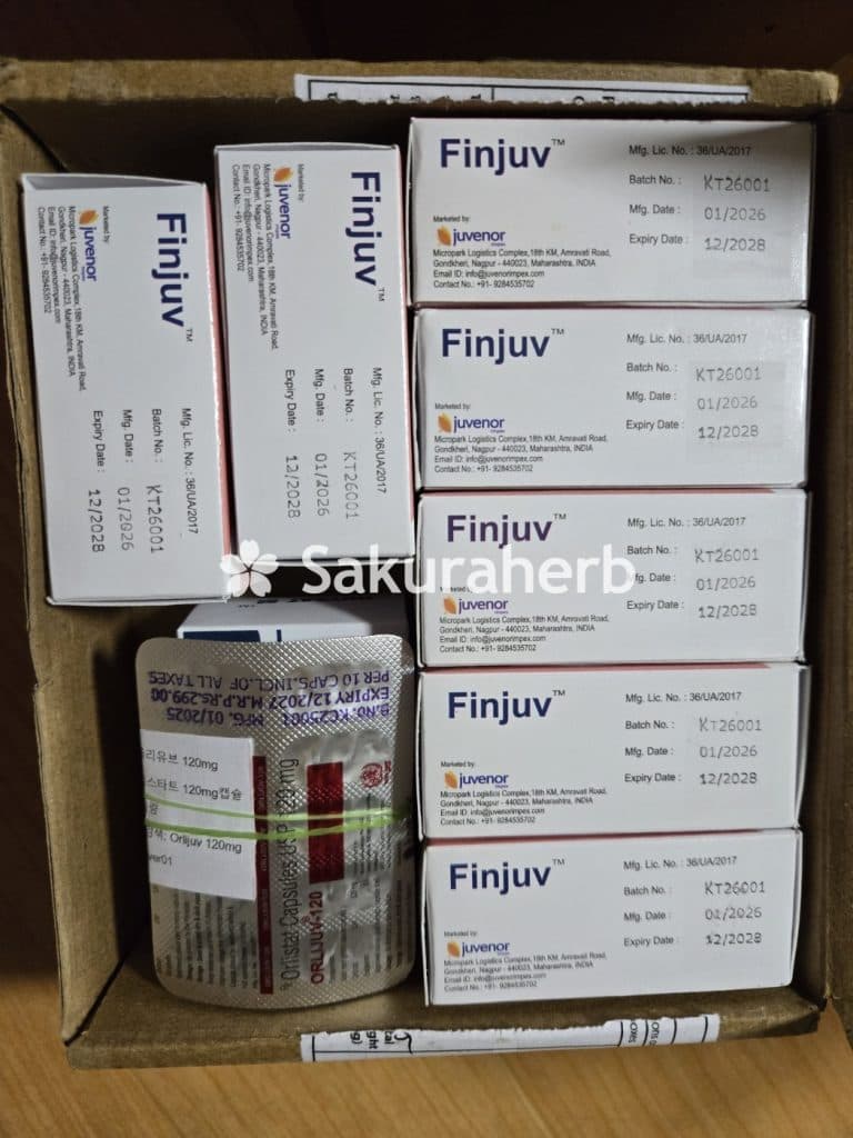 후기 - 핀주브 (피나스테리드 Finasteride 1mg)*1400정은 지인과 함께 구매*