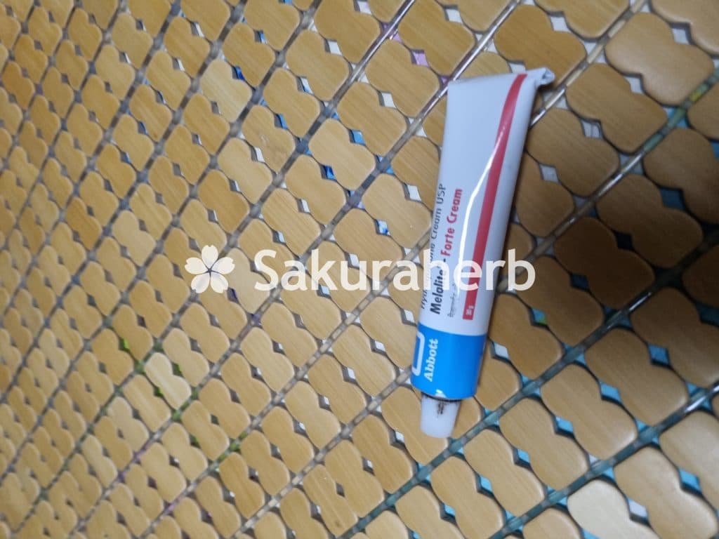 후기 - 하이드로퀴논 멜라라이트 포르테 크림 30g (하이드로퀴논 Hydroquinone 4%)