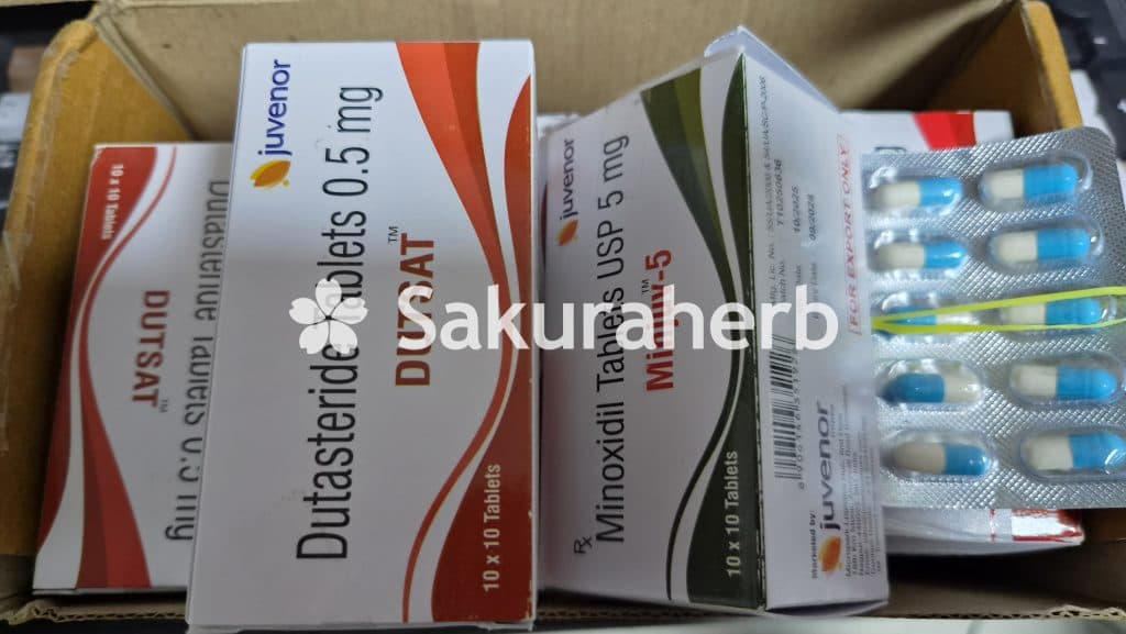 후기 - 두사트 +민주브 5 (두타스테리드 Dutasteride 0.5mg + 미녹시딜 Minoxidil 5mg)