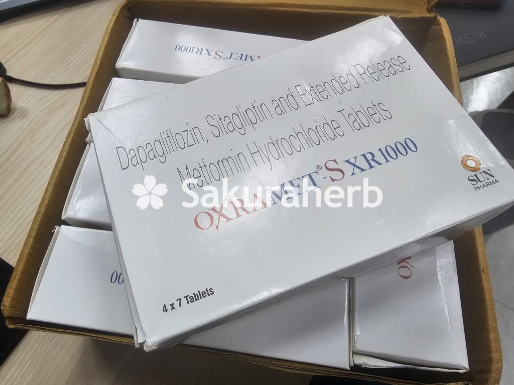 후기 - 옥스라메트 S XR 1000 (다파글리플로진 Dapagliflozin 10mg + 시타글립틴 Sitagliptin 100mg + 메트포르민 Metformin 1000mg)