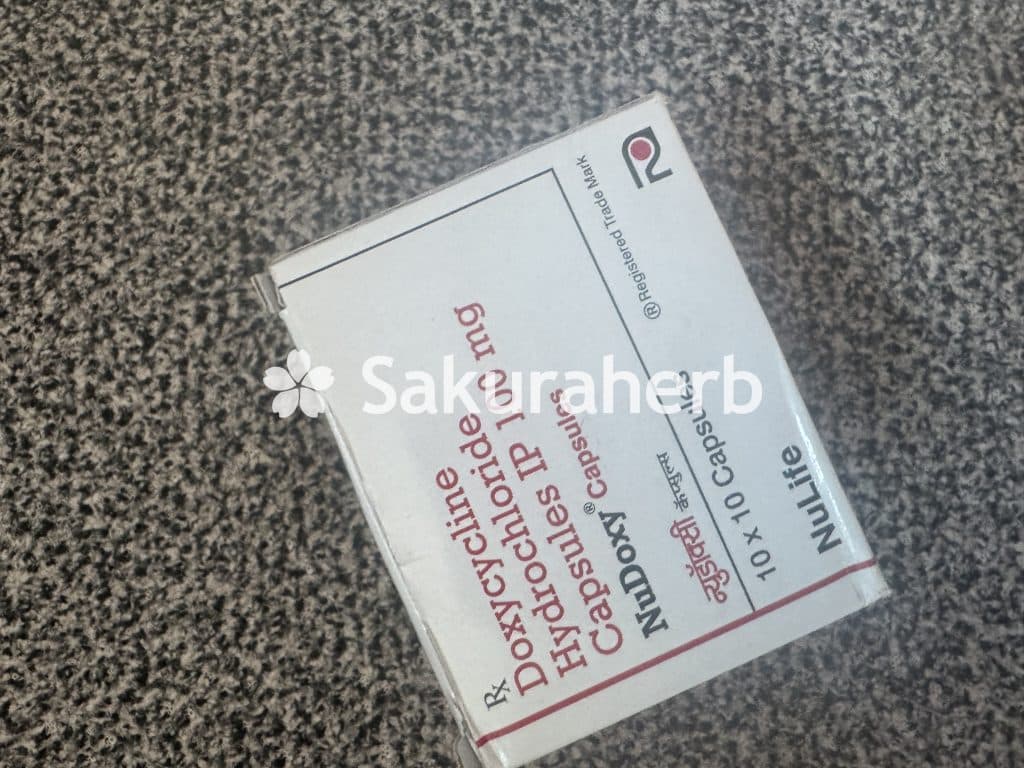 후기 - 누독시 (Doxycycline 독시사이클린 100mg)